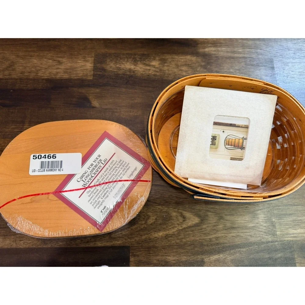 Longaberger Collectors Club Harmony Baskets Set #2-5 with Lids & Boxes NEW